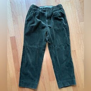 Faconnable Dark Green Corduroy‎ Pants